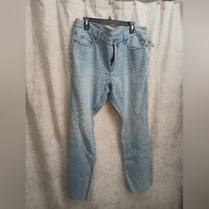 NWT Old Navy Midrise Bootcut raw hem jeans size 14